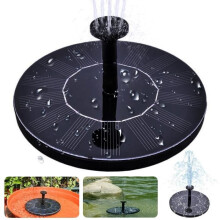 Pompa solare per laghetto o giardino - SANLIN BEANS - SNÖ - 7V/1.4W - Nero - Legno massello di cicuta