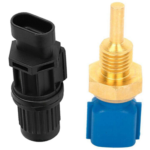 2 Pcs Car Accessories: 1 Pcs Manual Transmission Speed Sensor & 1 Pcs Engine Coolant Temperature Sensor