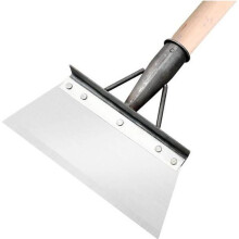 Multifunctionele schoonmaakschep - Roestvrij staal - Verwijdert onkruid en mos - 21 cm