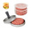 Pressa per hamburger - WOWSUPER - Facile da usare - Nero - 110 Watt 1