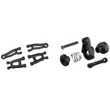 4Pcs Rear Upper & Lower Arm for SG 1603 SG 1604 SG1603 SG1604 1/16 & 1set Servo Saver Buffer Swing Arm Link Rod