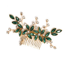 Elegant Floral Bridal Hair Comb for Thick Hair