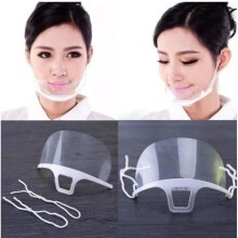 Paquete de 10 mascarillas transparentes antivaho para chef, protección antivaho para la salud en restaurantes.