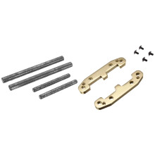 4Pcs Suspension Arm Pin 4X50mm 3X30mm EA1033 for JLB Racing CHEETAH 1/10 & 1set Arm Holder Swing Arm Reinforcement Parts