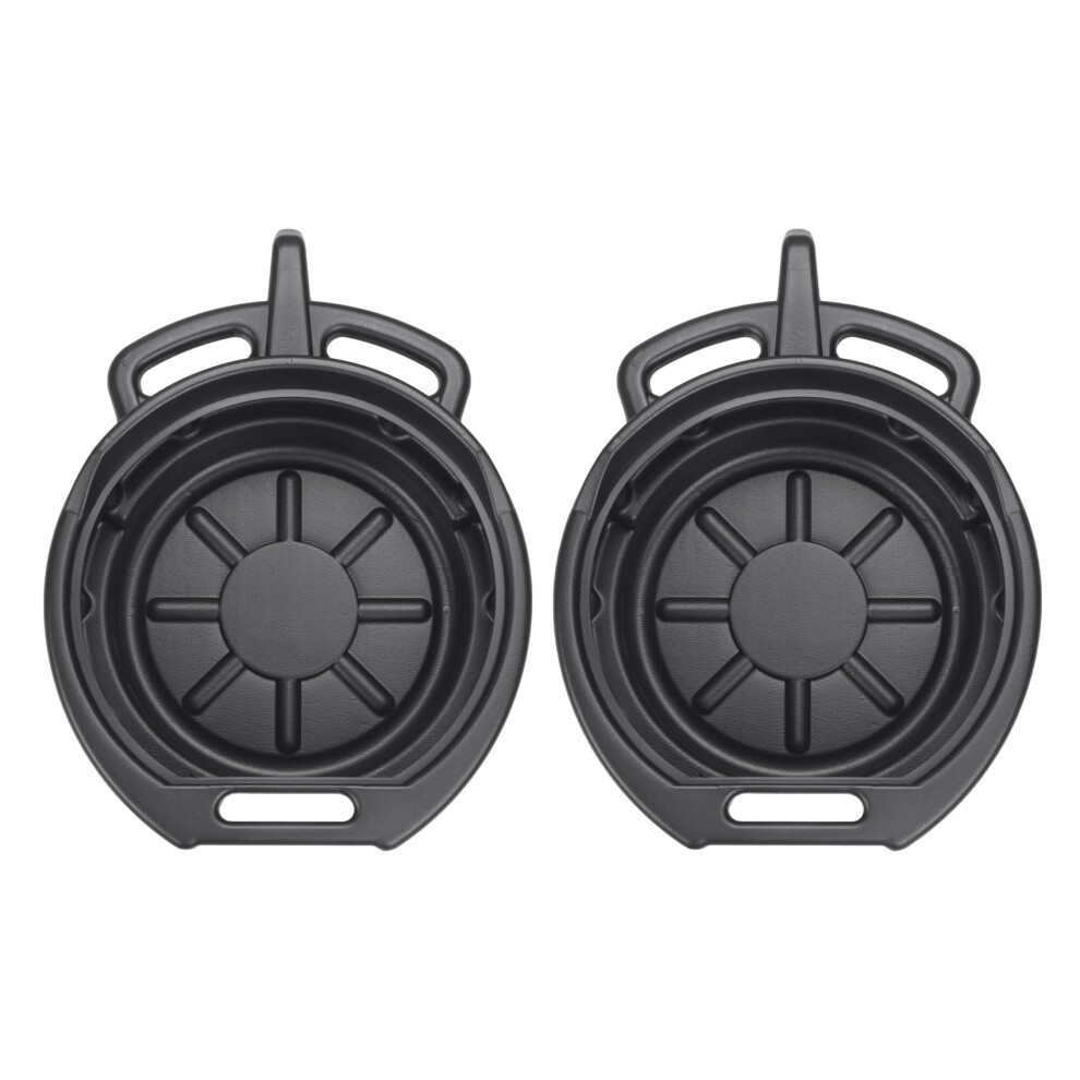 2X 7.5L Plastic Oil Drain Pan Wast Engine Oil Collector Tank Gearbox Oil Trip Tray 6033113280681