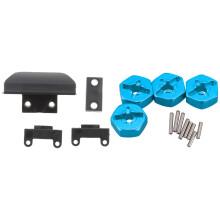 Aluminum Alloy 12mm Combiner Wheel Hub Hex Adapter Upgrades for 144001 1/14 & 144001-1257 Anti Collision Bumper