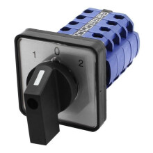 SZW26-20 - D404.4 Interruptor de leva giratorio de 3 posiciones, 660 V, 20 A, montaje en panel