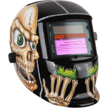 Casco de soldadura de oscurecimiento variable con filtro LCD de oscurecimiento automático para soldadoras ARC TIG MIG