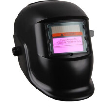 Casco de soldadura negro de oscurecimiento variable con filtro LCD de oscurecimiento automático para soldador ARC TIG MIG
