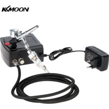 Kit de compresor de aire profesional KKmoon para aerógrafo de alimentación por gravedad (100-240 V)