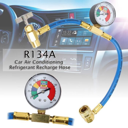 Vicica R134A auto-airconditioning koelmiddel vulslang gasmeter