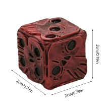 Halloween Red Skull Dice - Scary Party Game