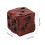 Halloween Red Skull Dice - Scary Party Game 1