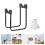 2Sets Wasserflaschen Schwarz Eisen Und Kunststoff 9