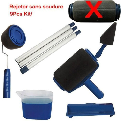 Ρολό βαφής - PAINT RUNNER PRO - Δοχείο - Αντισταλακτικό - Πλήρες κιτ - Μπλε