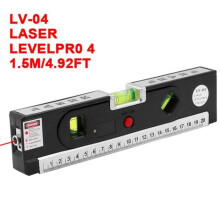 Multifunctionele laserwaterpas met infrarooddraad, 2 draden, 1 punt