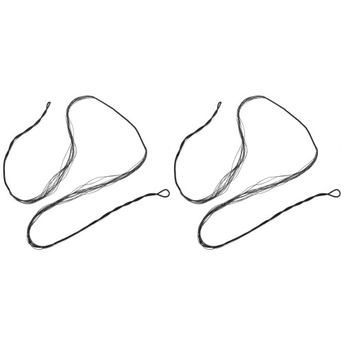 2Pièces D'arc Recurve 12 Brins Noire Pour Arc De Chasse 1