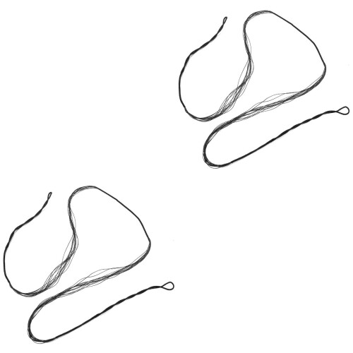 2Pièces D'arc Recurve 12 Brins Noire Pour Arc De Chasse 2