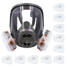 Respirador facial completo antigas EJ.life 6800 de gel de sílice a prueba de polvo de alta cobertura para