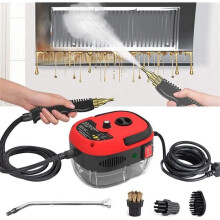 Pulitore a vapore portatile - Alta temperatura e alta pressione - Elettrodomestici - Rosso