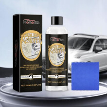 Pasta lucidante per fari - MIOLOE - 100 ml - Rimuove la pellicola gialla - Migliora la trasparenza - Effetto di lunga durata