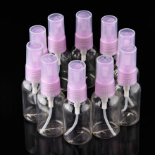 Confezione da 10 flaconi spray vuoti in plastica da 30 ml per Eau de Toilette, viola