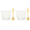 2Ensembles Bols En Verre Transparent Pour 2