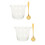 2Ensembles Bols En Verre Transparent Pour 7