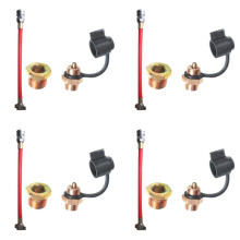 4X Truck Air Tank Air Intake Joint Connection Pipe Truck Air Pipe Truck Trailer Air Tank Dust Blowing Kit