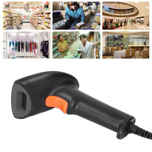 Scanner de codes-barres avec socle USB 1D/2D Plug-and-Play