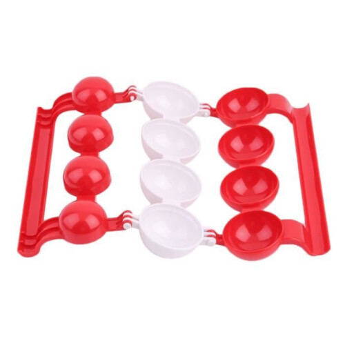 OUTAD Plastic Meatball Maker DIY Kitchen Tool Red