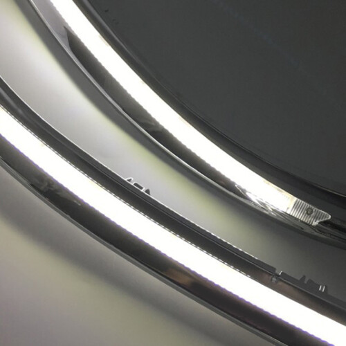 LED DRL Headlight Eyebrow Daytime Running Light Flowing Dynamic Yellow for   2014-2018 1