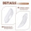 Car Front Left Side Headlight Lampshade Lamp Protector Trim for  Focus 2012-2015 3