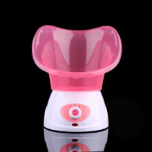 Sauna de vapor facial para piel enrojecida con enchufe europeo, con vaporizador facial grande y vaporizador nasal.