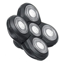 ZVD Shaver Heads - Pack of 5 - 4D Rotary Blade - Easy Installation - Washable