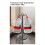 Kitchen Utensil Stand Rotating Storage Hanger with 8 Hooks,for Countertop Organization Rotatable Cooking Utensils Grey 3
