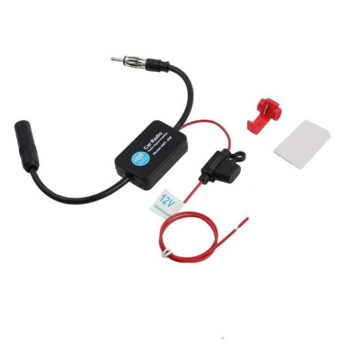 Ενισχυτής Ραδιοφωνικού Σήματος - AMP - ANT-208 - 25 dB - 12 V - Μαύρο