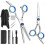 Kit forbici per capelli - ZERODIS - 10 pezzi - Acciaio inossidabile - Comode - Regolabili 1