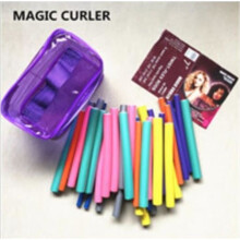Bigodini flessibili per capelli - 42 pezzi - Strumento fai da te per capelli ricci - Viola