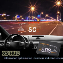 Kit Head-Up Display de 3 polegadas para X5 (HUD, alarme, velocímetro no para-brisa) - LAV
