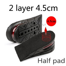 Puolipehmusteiset pohjalliset - 5 cm Näkymättömät pohjalliset, säädettävä sisäkorkeus, kantapään tyyny,