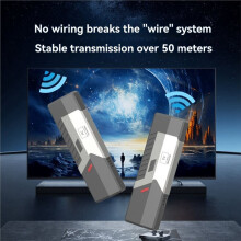 50M Wireless -Compatible Video Transmitter Receiver 1080P Wireless Display TV Stick Adapter for PS4 TV Projector