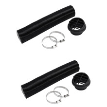2pcs 60mm Heater Duct Hose Pipe Air Duct Air Vent Outlet Hose Clip for Webasto Eberspach Crude Oil-Parking Heater