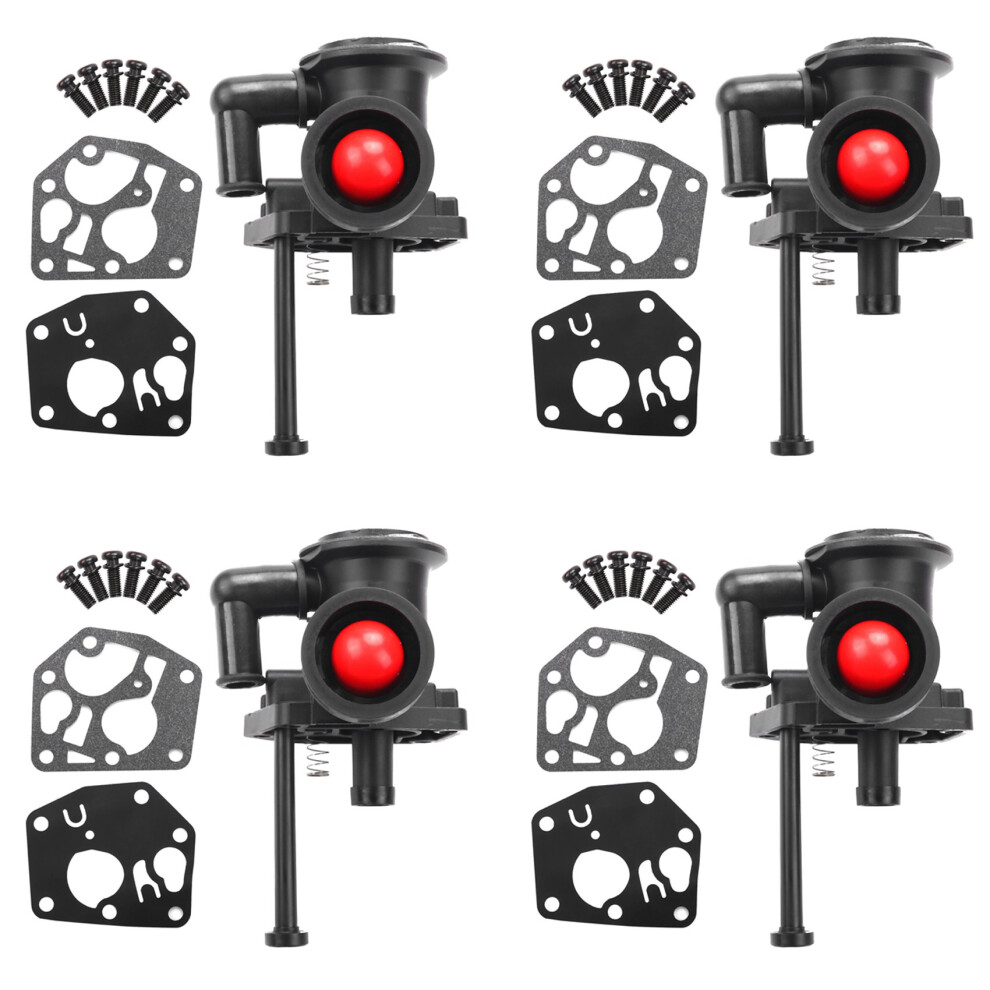 4X Carburetor Carb Kit For Briggs & Stratton Sprint Quattro Classic Engine 498809 Black 6034264376520