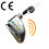 Motorcycle lock, disc lock with alarm, electric scooter lock, silver 1