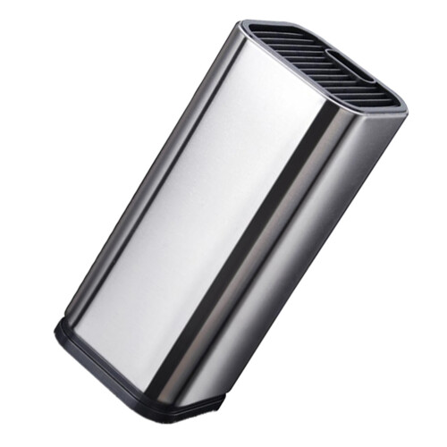 2Pièces Support Couteaux Acier Inoxydable Pour Cuisine Argenté 1