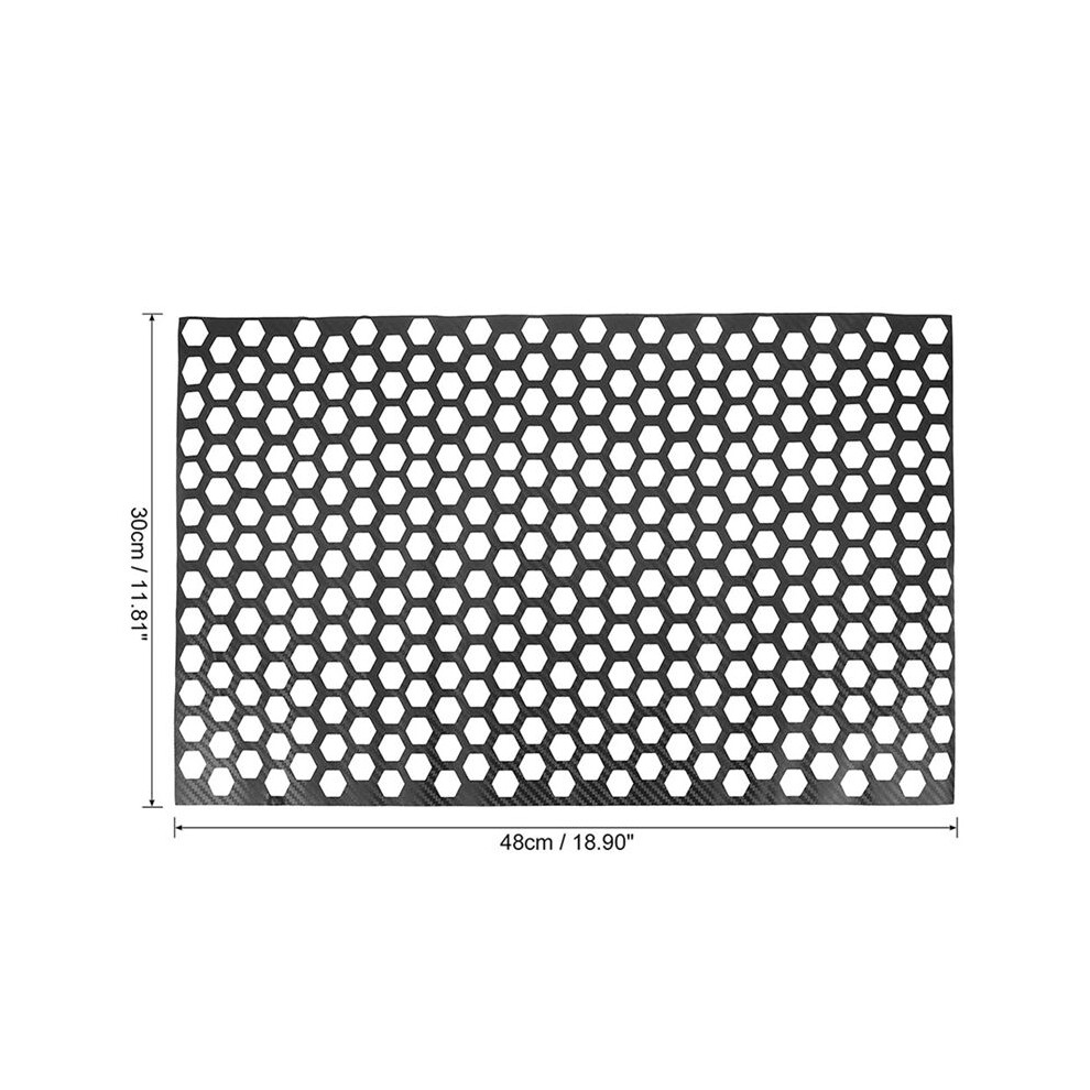 4X Car Rear Tail Lamp Stickers Honeycomb Type Decal Carbon Fiber Style 48 X 30Cm Light 6032309109423