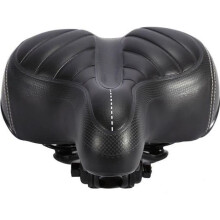 Sella per bicicletta DBA - Ampia e comoda - Gel - Nera - Unisex