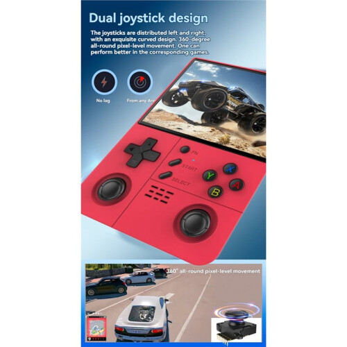 R40XX Pro MAX Handheld Game Console Open Source Retro WiFi Games Player 4.2 Inch HD IPS Screen Support 30+ Emulators B 1