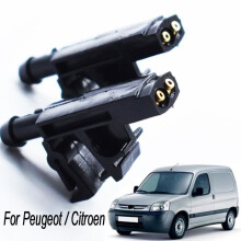 Bicos de lavagem do para-brisa dianteiro para Peugeot Partner 406 605 e Citroën Berlingo Xantia ZX 6438A0 643889